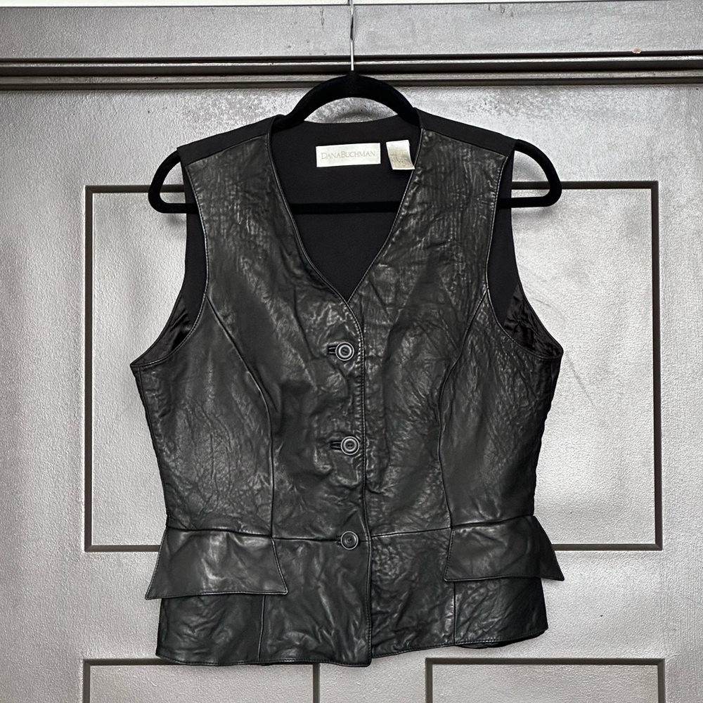 DANA BUCHMAN | genuine leather vest